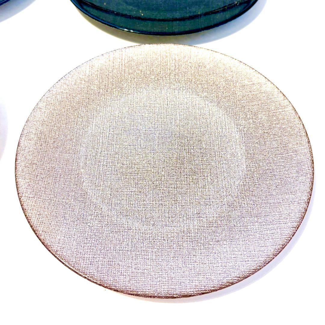 Vetro Felice ヴェトロフェリーチェ グリッター プレート 21cm