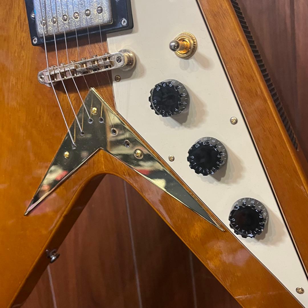 【中古美品】Epiphone 1958 korina Flying Vケース付き