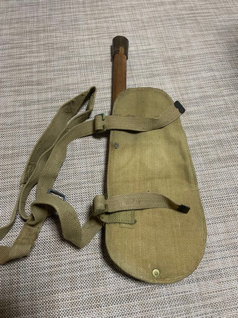 スリング付き木製装備 カーキ色