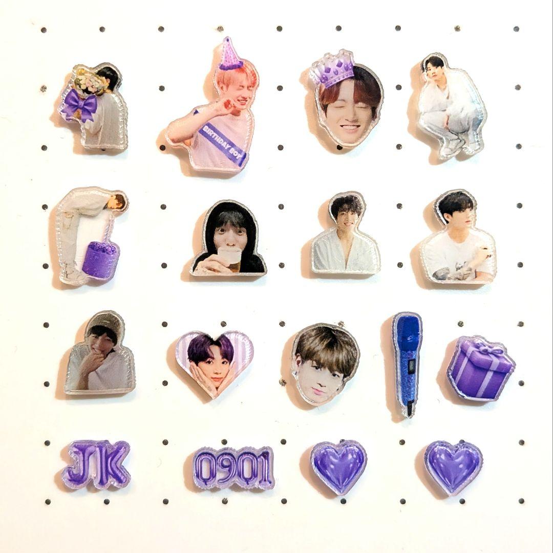 シャカシャカアクリルキーホルダー　グク センイルVar