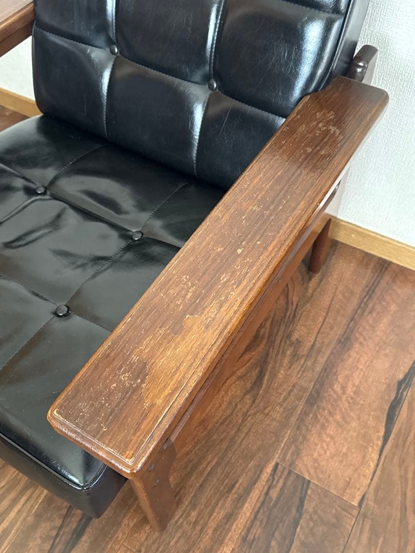 オールドカリモク　kチェア　ワンシーター　ヴィンテージ　カリモク60