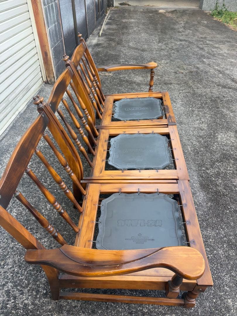 オールドKarimoku家具コロニアルシリーズ カリモクソファ値下げ！