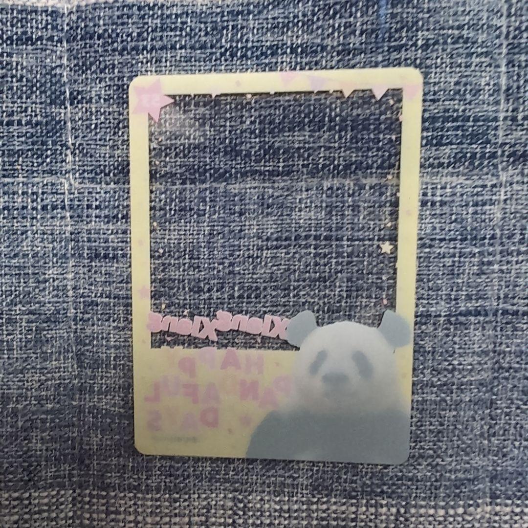 上野松坂屋　パンダ　シャンシャン　クリアカード　クリアファイル各１枚 非売品