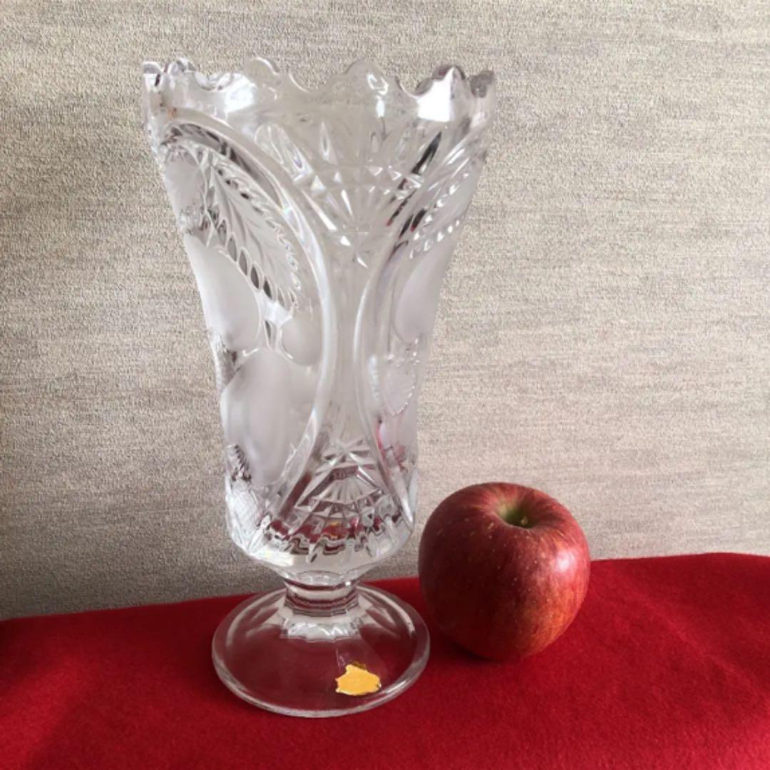 花瓶 クリスタルガラス BOSPORUS CRYSTAL 新品未使用