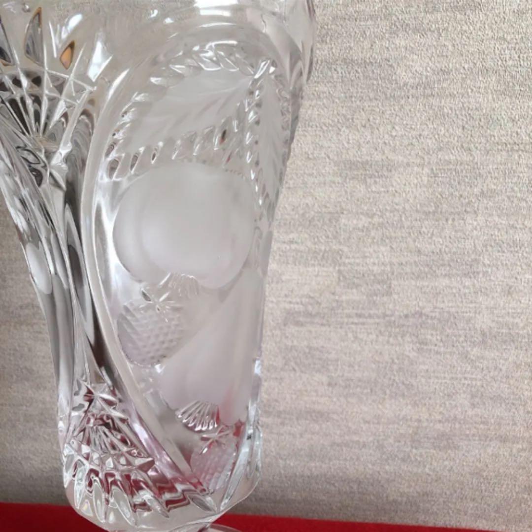 花瓶 クリスタルガラス BOSPORUS CRYSTAL 新品未使用