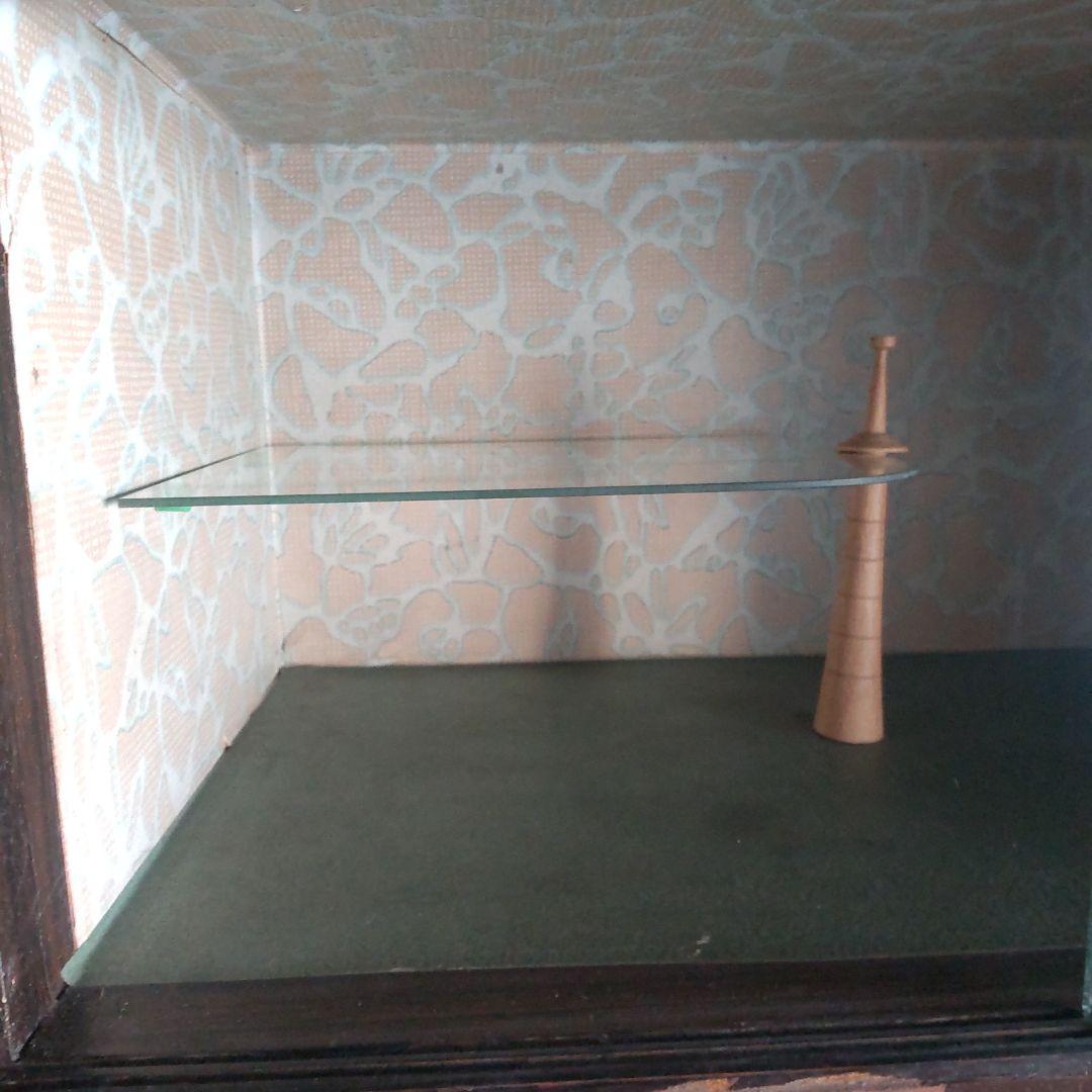 昭和レトロ　5段＋飾り棚付きタンス 奥行41cm幅89cm高さ136cm