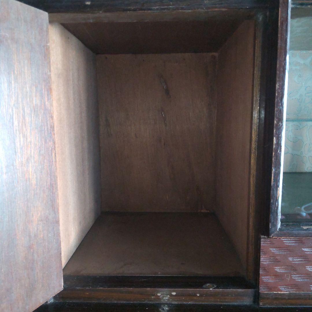 昭和レトロ　5段＋飾り棚付きタンス 奥行41cm幅89cm高さ136cm