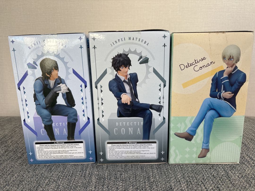 名探偵コナン ちょこのせフィギュア 萩原研二 松田陣平 安室透