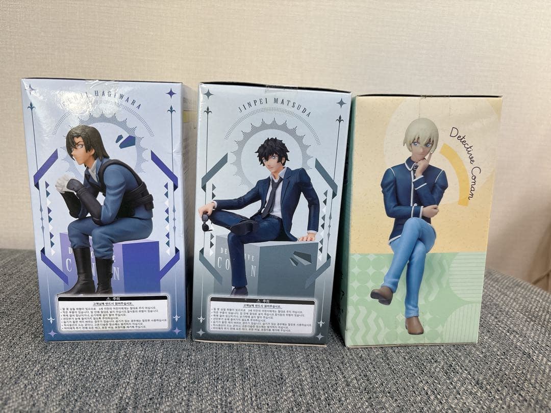 名探偵コナン ちょこのせフィギュア 萩原研二 松田陣平 安室透