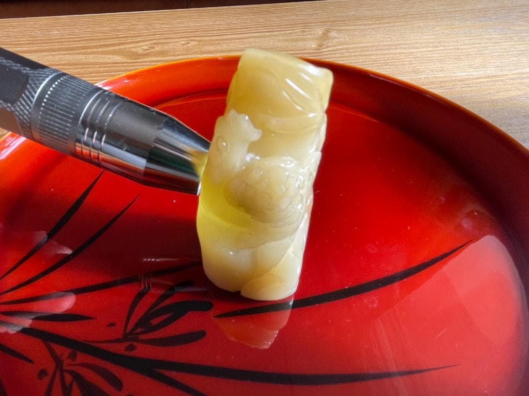 美品『天然石、芙蓉石，中国福建寿山産印石』