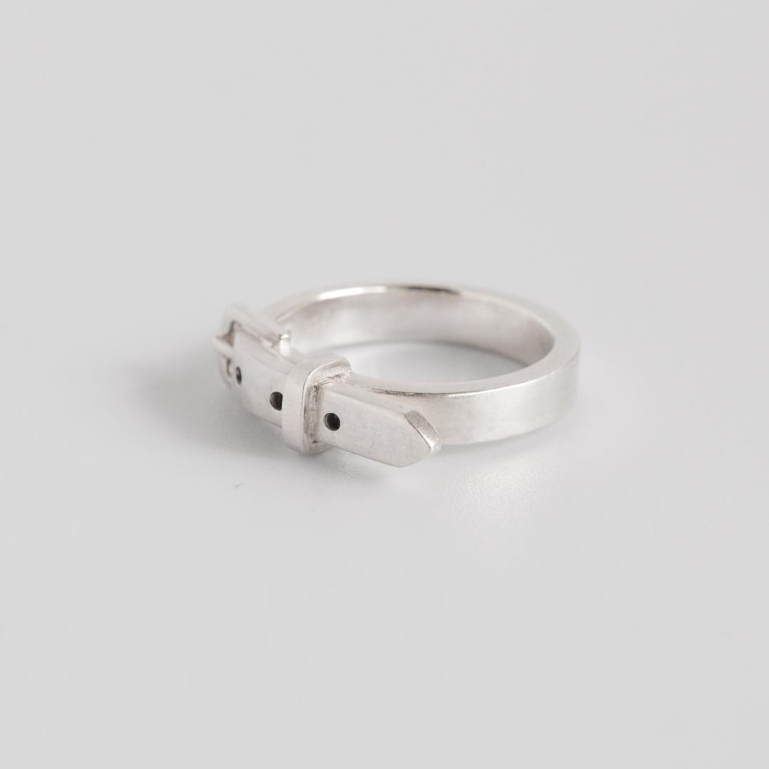 ベルトリング(帯部3.6mm) silver925 サイズ11号