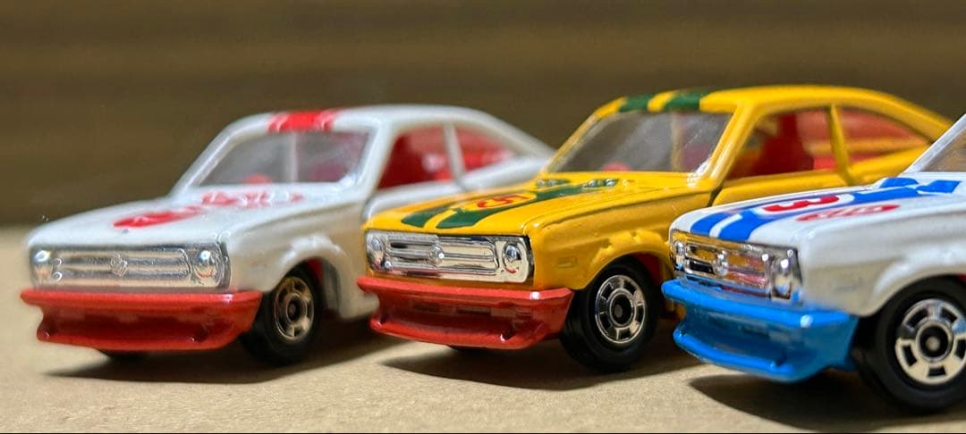 トミカ サニー クーペ 1200 GX レーシング 3台セット