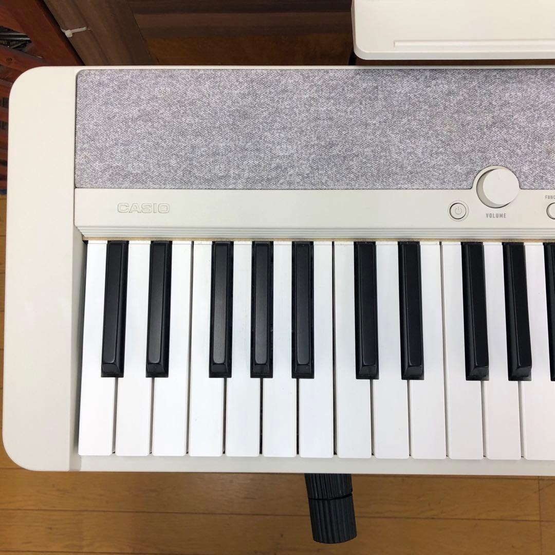 CASIO CT-S1WE 電子キーボード 白 動作品 譜面台付