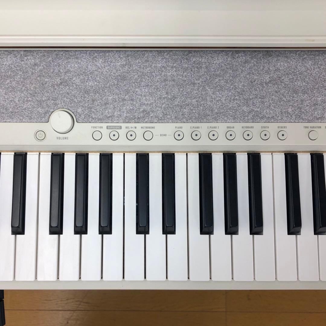CASIO CT-S1WE 電子キーボード 白 動作品 譜面台付