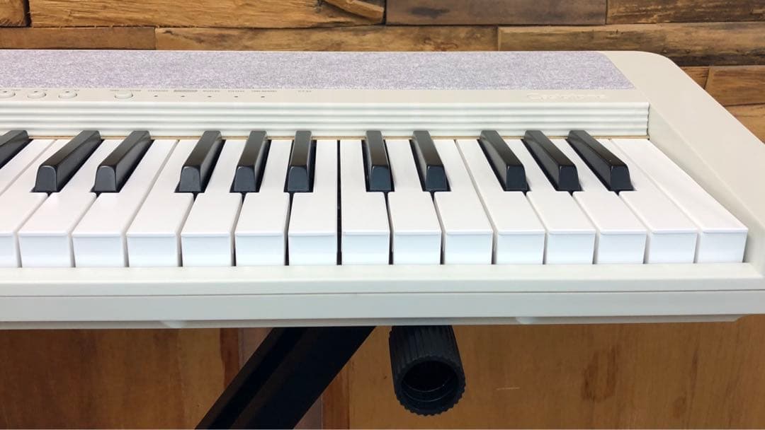 CASIO CT-S1WE 電子キーボード 白 動作品 譜面台付