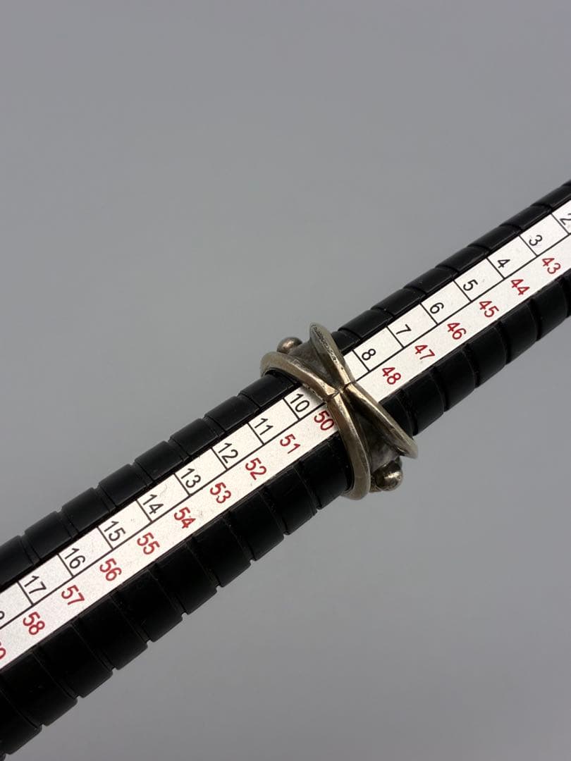 STERLING ＋ D Ɛ (作者名) 9号 ターコイズ　銀リング　男女兼用