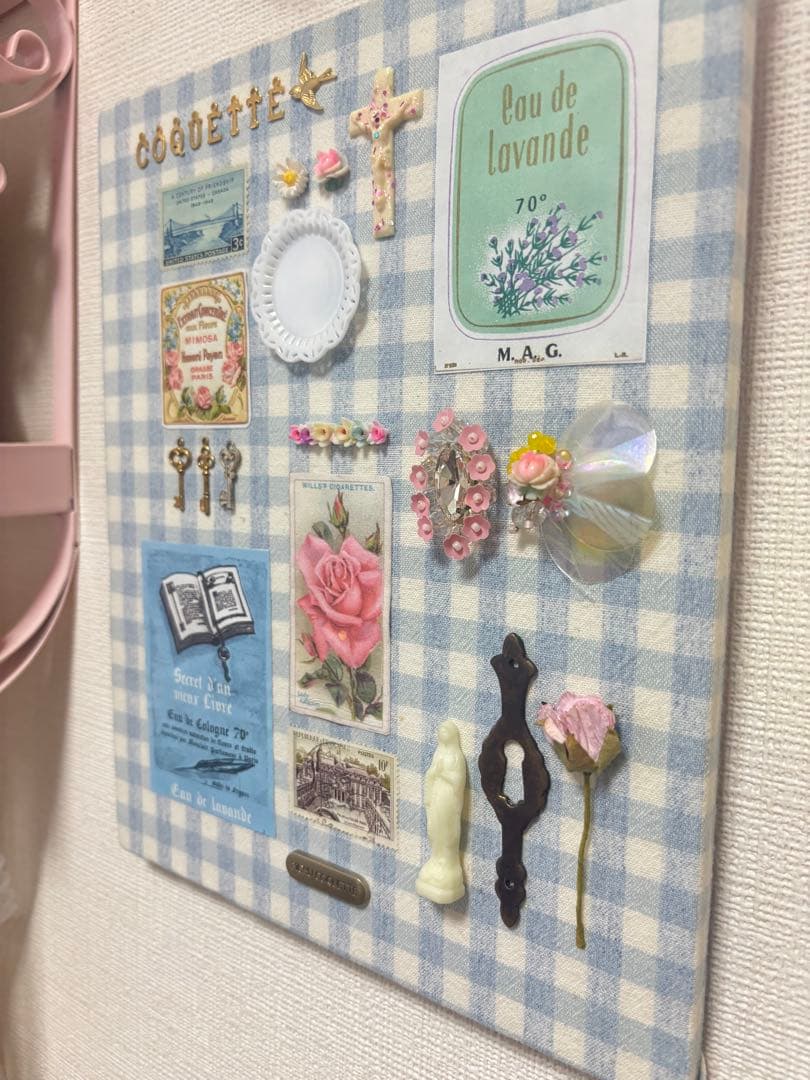 最終値下げ:michucoquette 壁掛けアートボード インテリア