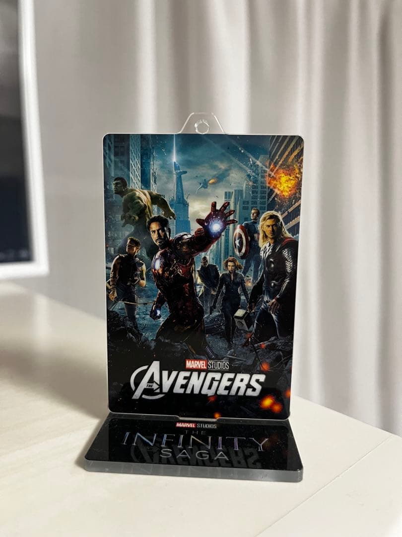 marvel映画ポスターアクリルキーホルダースタンド