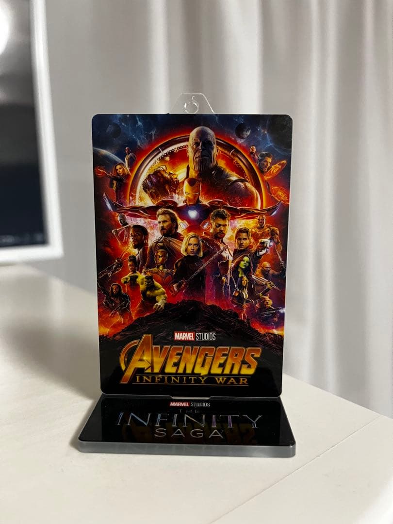 marvel映画ポスターアクリルキーホルダースタンド