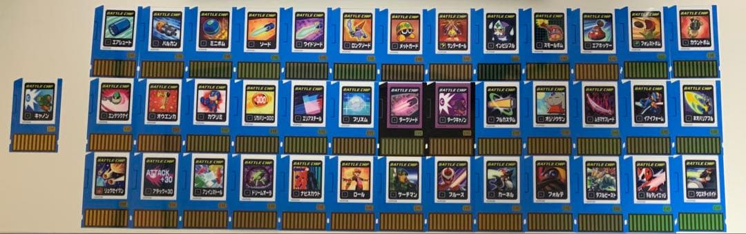 【コンプリート】ロックマンエグゼ バトルチップアートコレクション 40種1枚ずつ