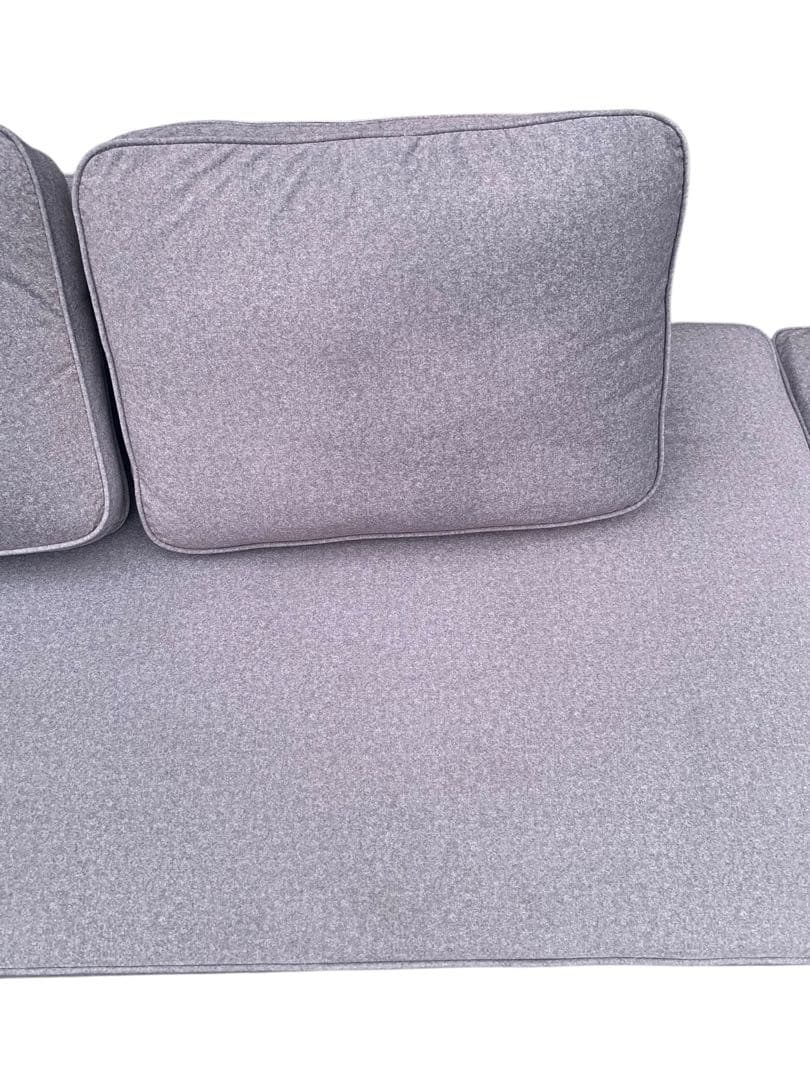 ファブリックカウチ ソファ オットマン付き うんこちゃん家具 美品 大阪配送