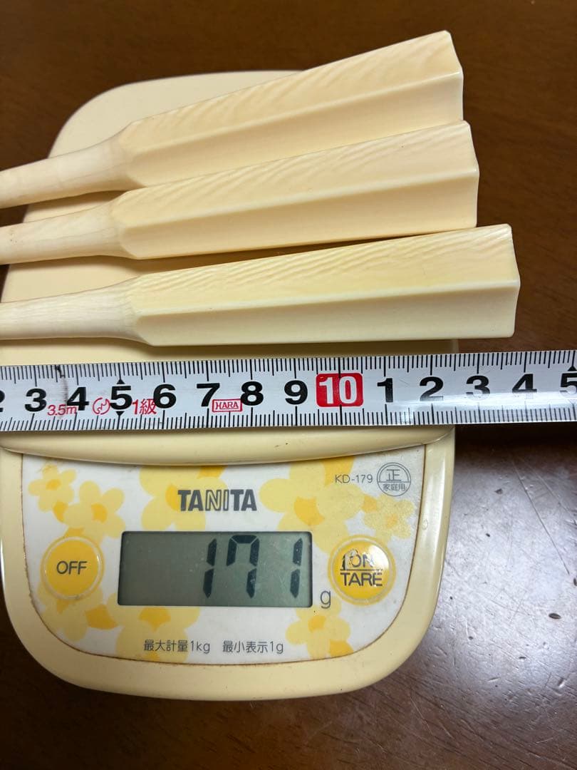 三味線　糸巻　3本　天然素材