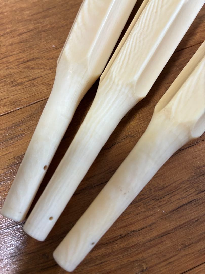 三味線　糸巻　3本　天然素材