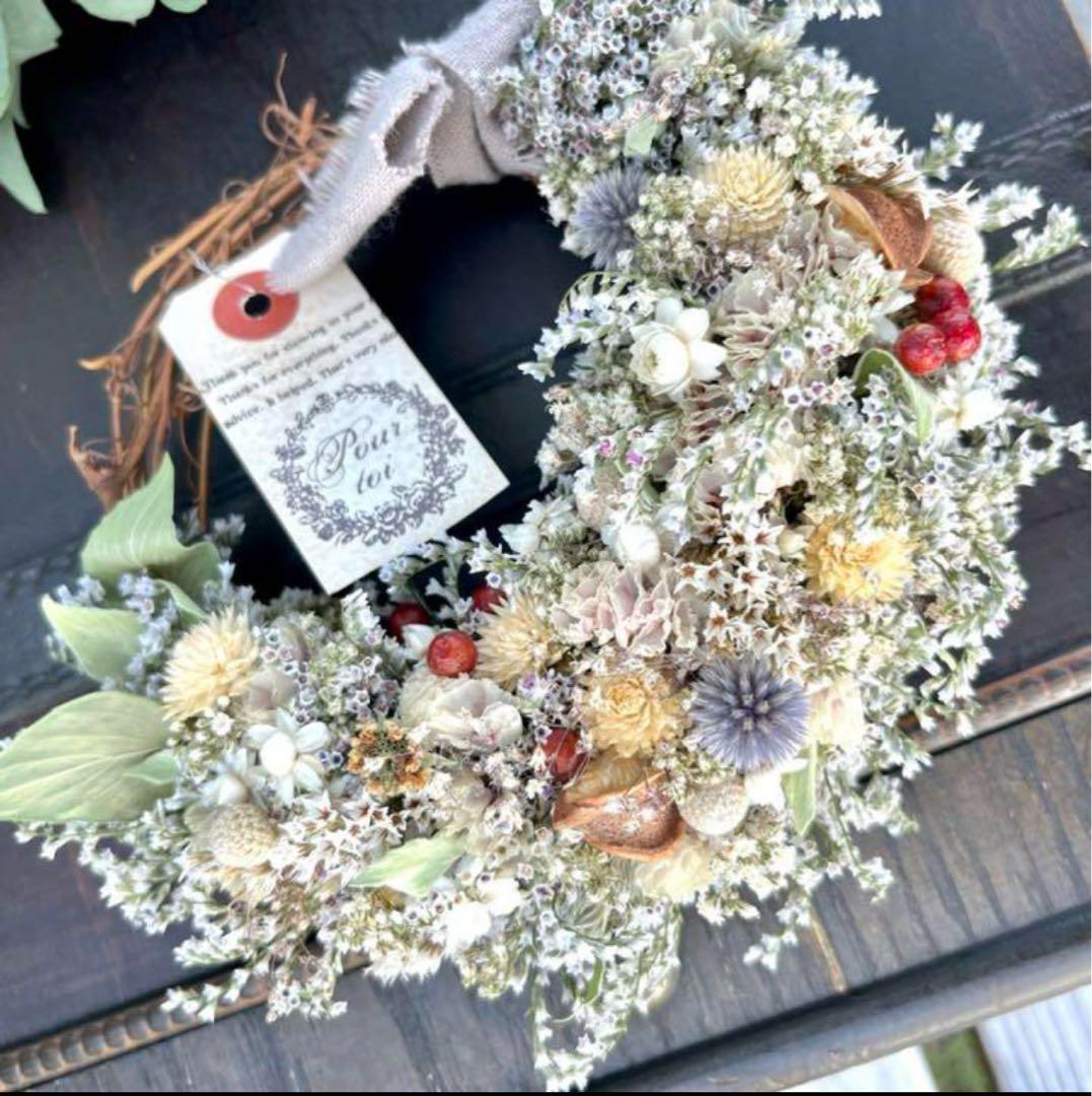 リース　かすみ草