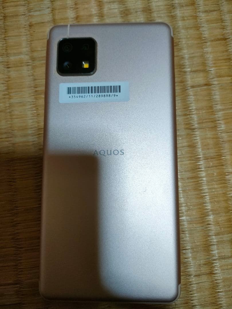 AQUOS sense4 ピンク デュアルカメラ スマートフォン