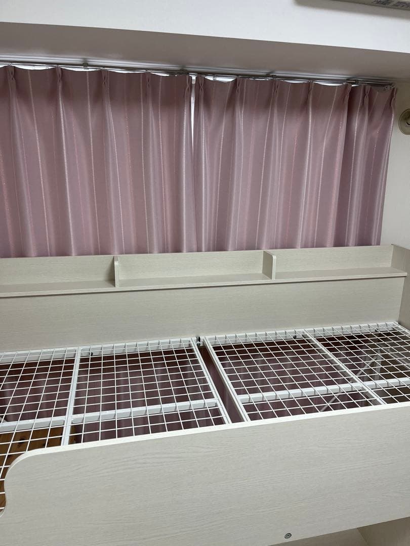 ニトリ　システムベッド　NITORI デスク　ホワイト　引き取り限定