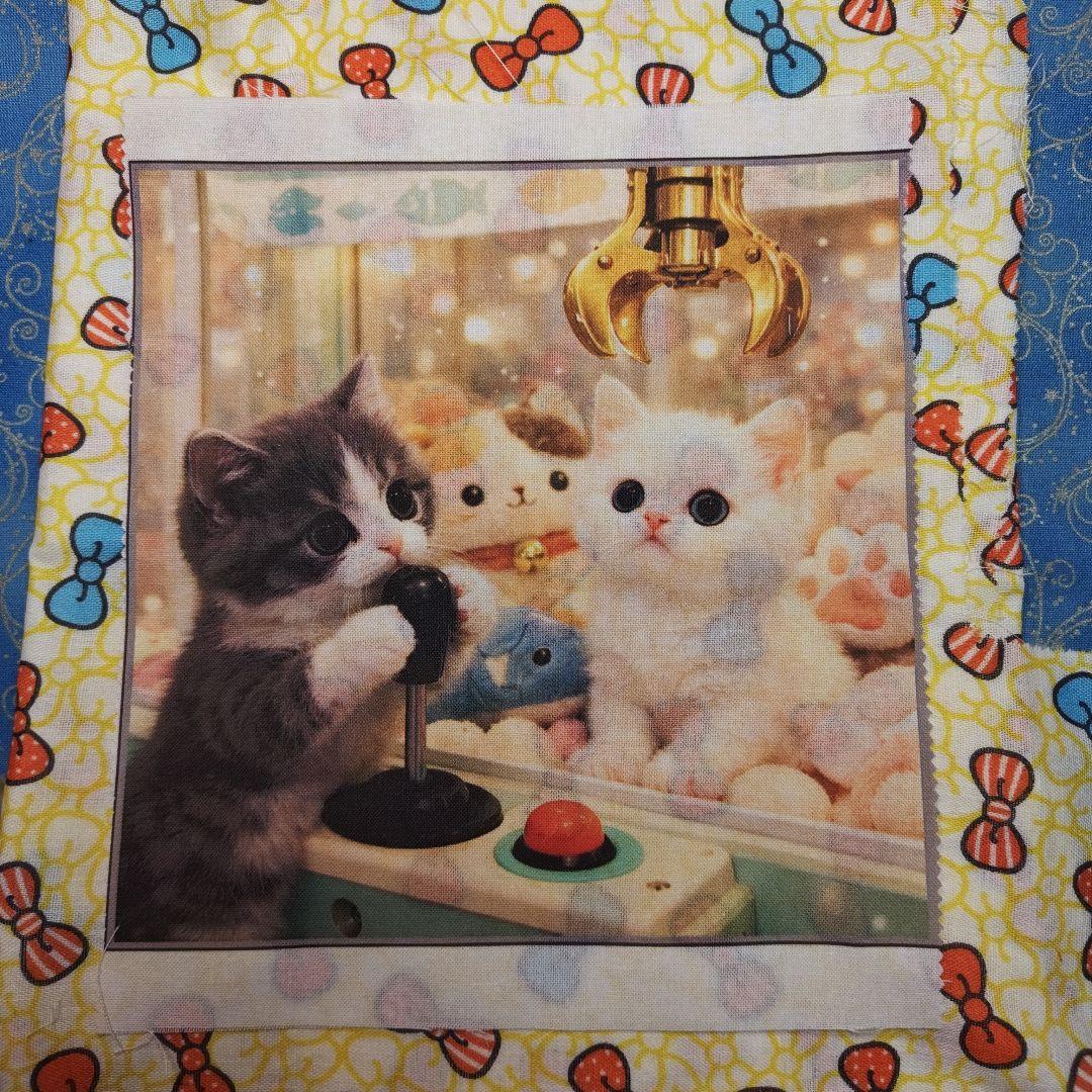 ご確認用　うきたん　ハンカチ　ねこちゃん柄2/16