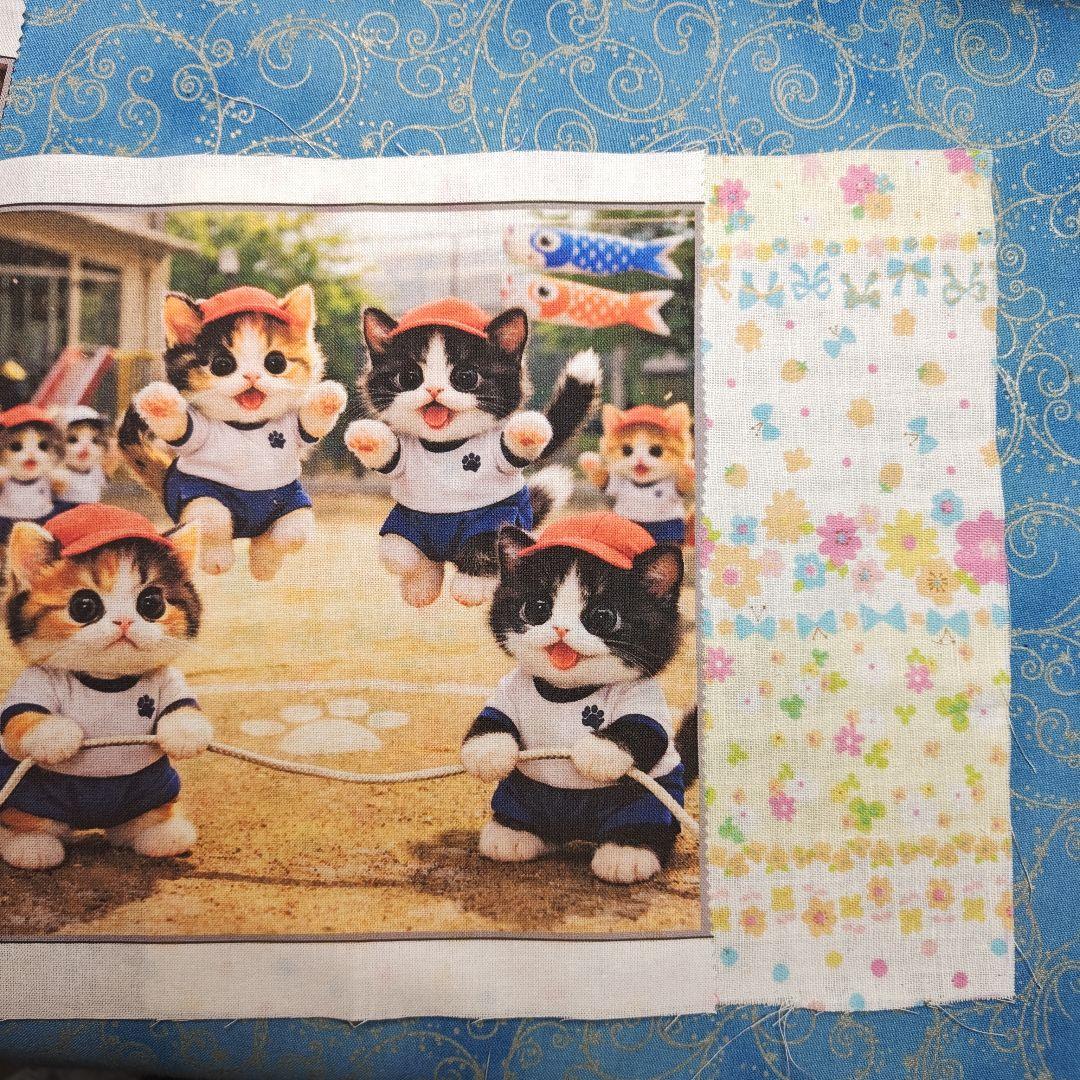 ご確認用　うきたん　ハンカチ　ねこちゃん柄2/16