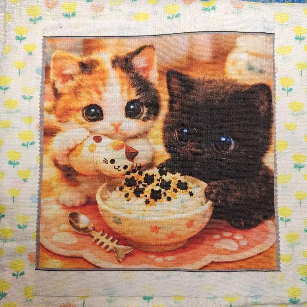 ご確認用　うきたん　ハンカチ　ねこちゃん柄2/16