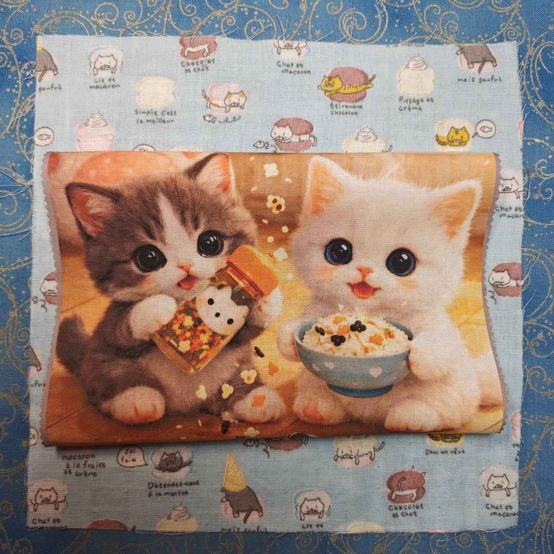 ご確認用　うきたん　ハンカチ　ねこちゃん柄2/16