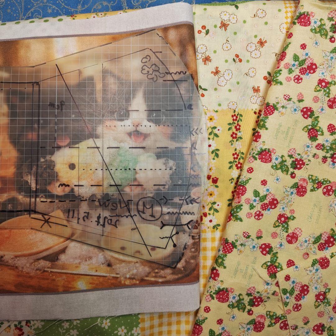 ご確認用　うきたん　ハンカチ　ねこちゃん柄2/16