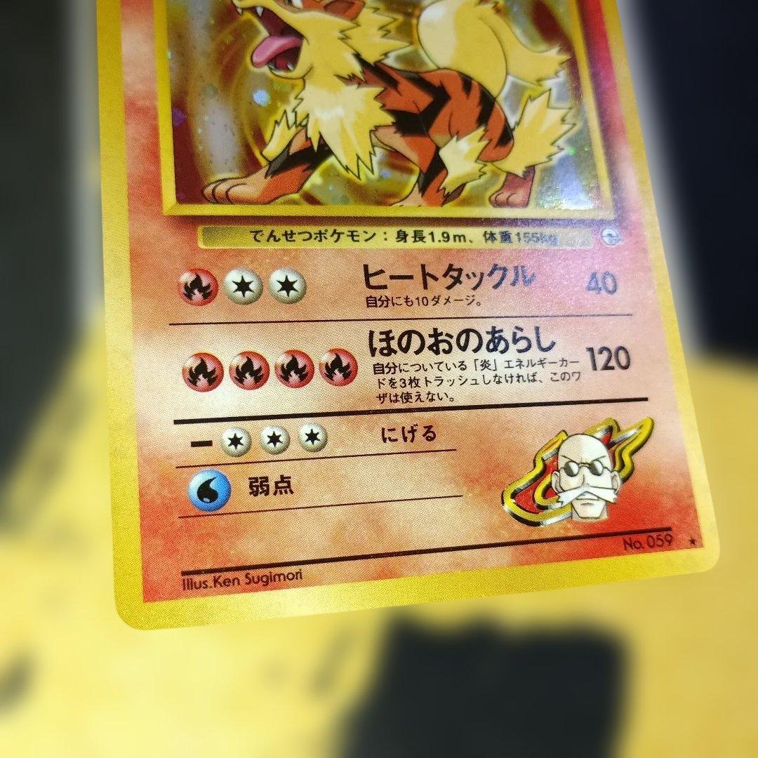 カツラのウインディ 旧裏 弱全面ホロ 希少