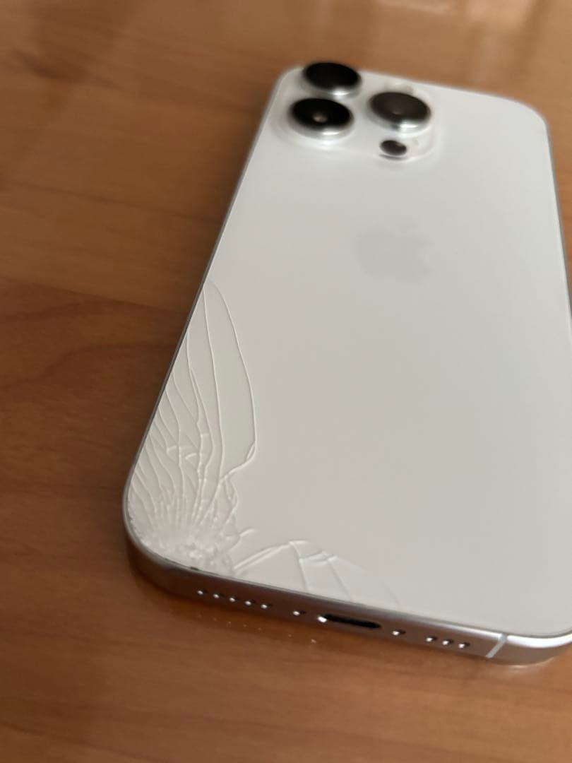 【最終値下げ】iPhone16 Pro 256GB背面割れ