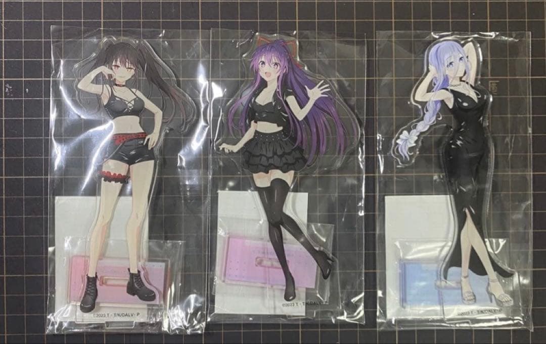 デート・ア・ライブ くじ引き堂 アクリルスタンド 3種セット