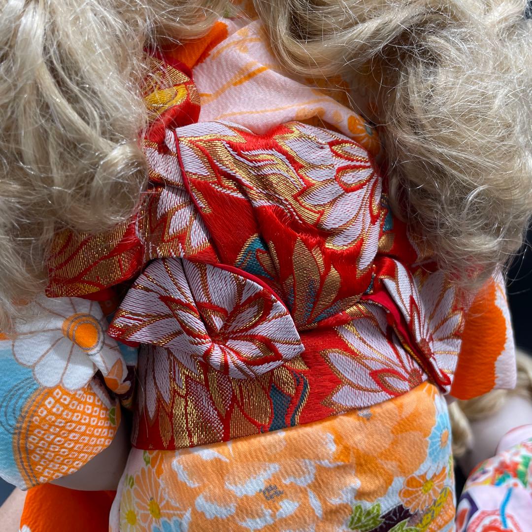 大型ビスクドール　和装　ポーセリアンドール　2体セット　西洋人形　ZASAN他