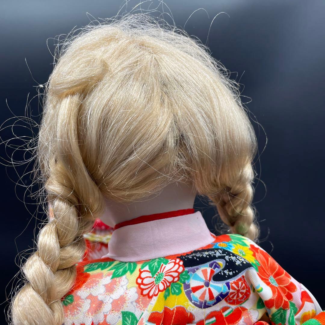 大型ビスクドール　和装　ポーセリアンドール　2体セット　西洋人形　ZASAN他