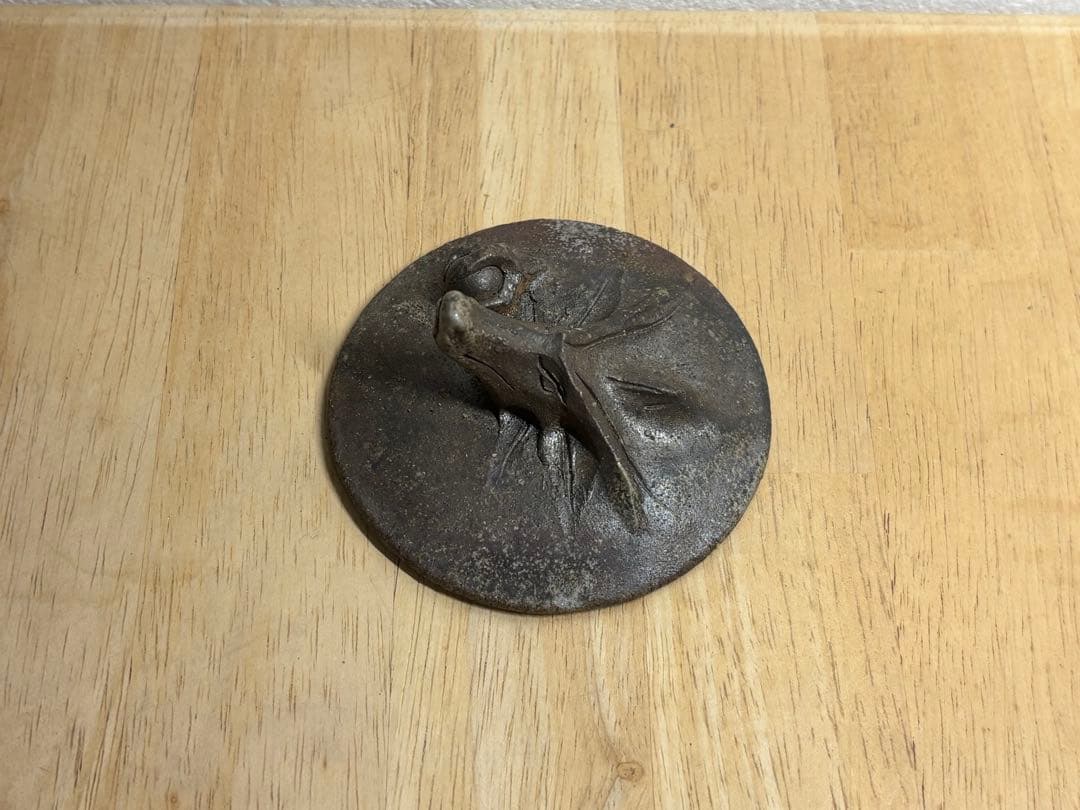 118. 備前焼 宝瓶 登り窯 龍 手びねり 急須