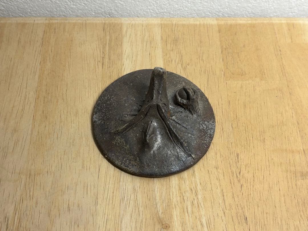 118. 備前焼 宝瓶 登り窯 龍 手びねり 急須