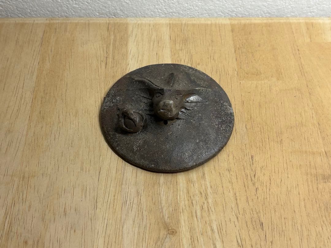 118. 備前焼 宝瓶 登り窯 龍 手びねり 急須