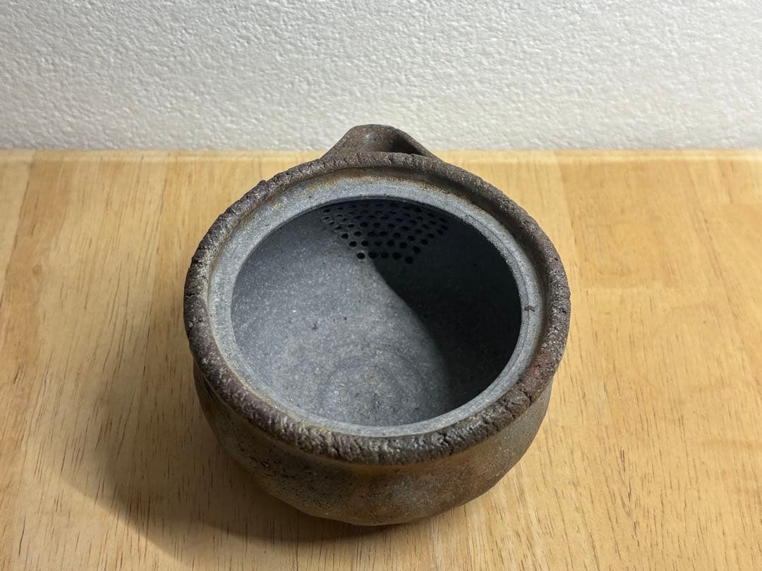 118. 備前焼 宝瓶 登り窯 龍 手びねり 急須