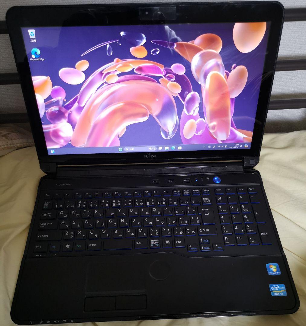 ■富士通　AH77/E Windos11 メモリ8GB i7 2.20GHz