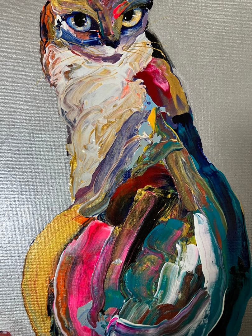 CAT 絵画　イラスト　ドローイング