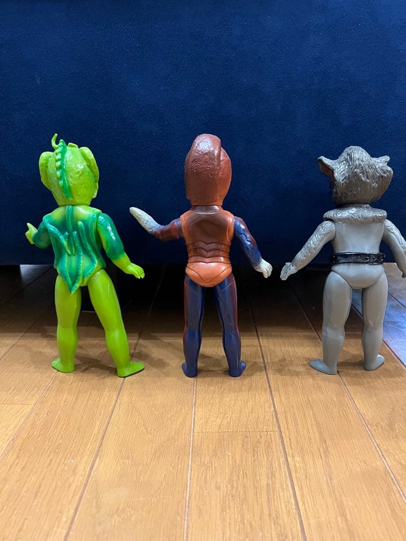 【最終値下げ】当時物　ライダー怪人　ソフビ　３体セット