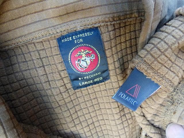 米軍実物 ポーラテック グリッドフリース プルオーバー　L　DSCP 62