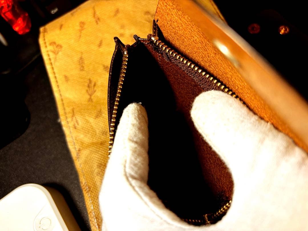 slow イングラサット　ミニウォレット　トープ