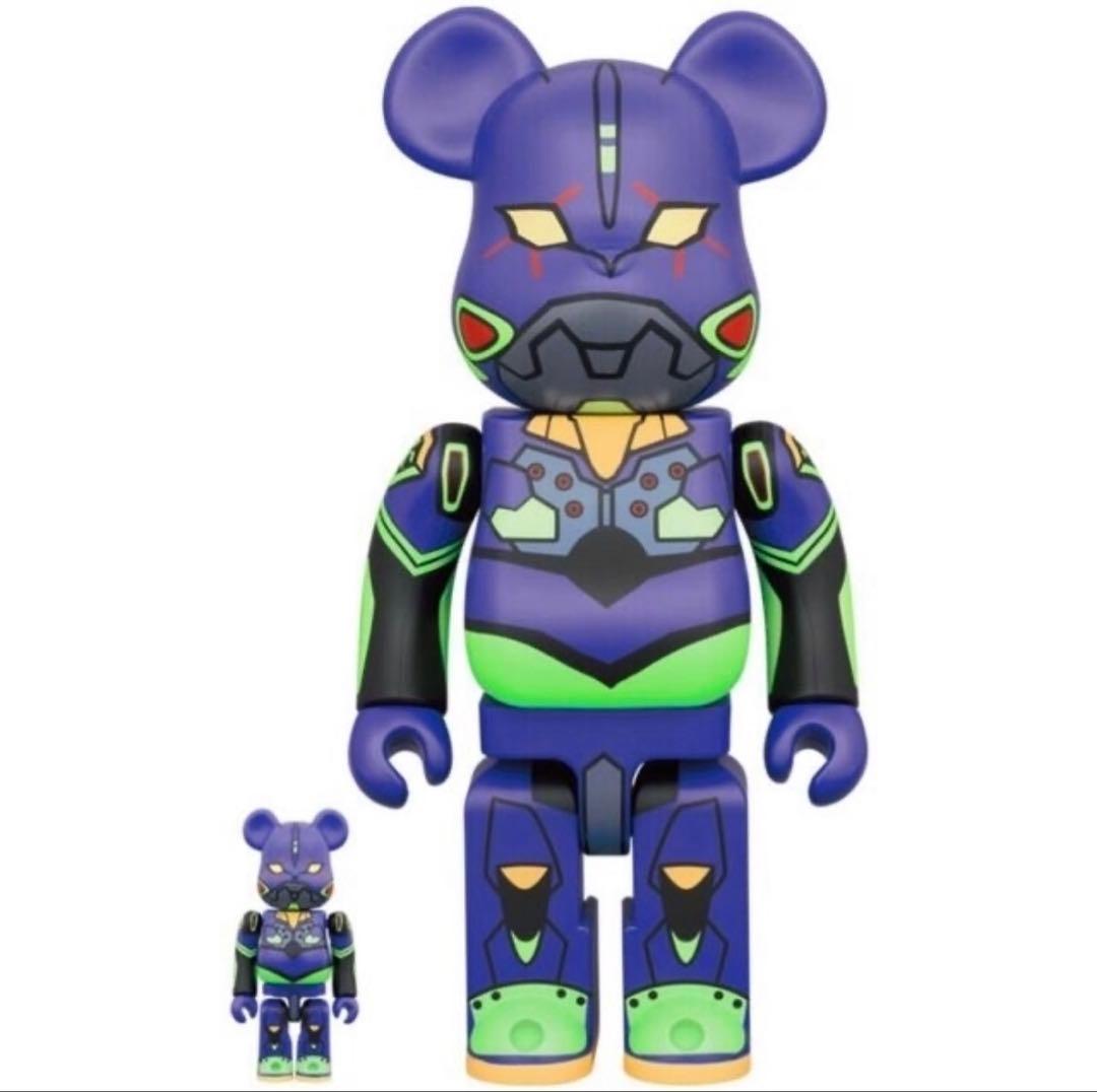 BE@RBRICK エヴァンゲリオン 2体セット Eva 100% & 400%